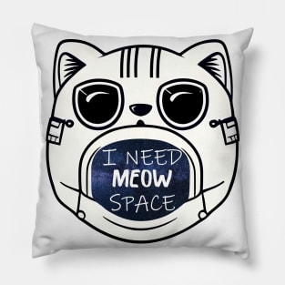 I Need Meow Space Astronaut Helmet Pillow