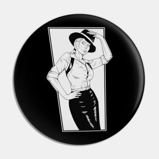 Detective Noir Pin