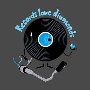 Records love diamonds T-Shirt