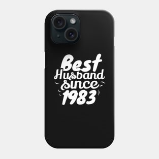 'Best Husband Since 1983' Sweet Wedding Anniversary Gift Phone Case