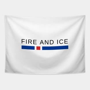 Fire and Ice Iceland Tapestry