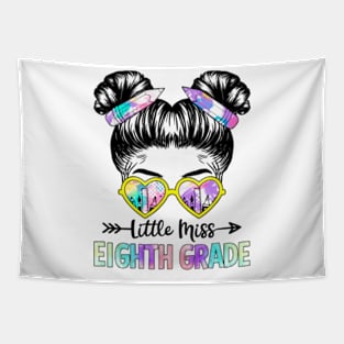 Little Miss Eighth Grade Girls Back To School Shirt Daughter Tapestry