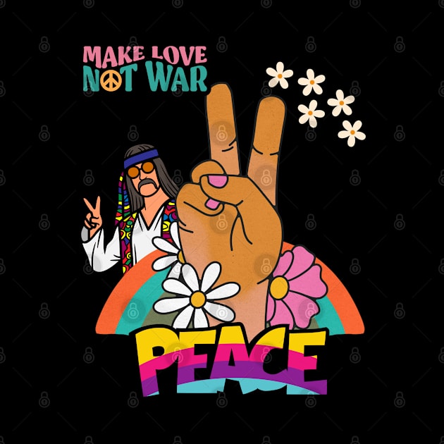 Hippie way, Hippie Lifestyle, Make Love not War by MagicTrick