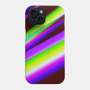 GREEN PURPLE BLACK ABSTRACT TEXTURE Phone Case