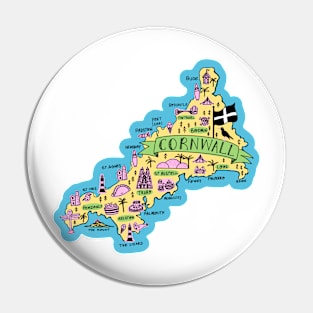 Cornwall Map Pin