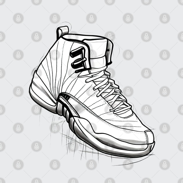 AJ 12 by Buff Geeks Art