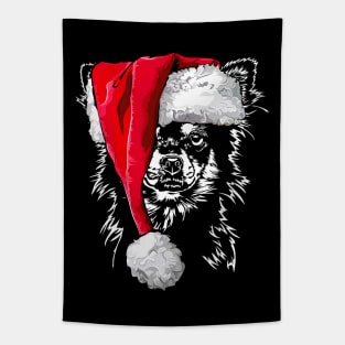 Chihuahua Santa Christmas dog mom gift Tapestry