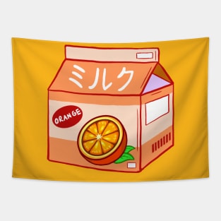 Orange Milk Tapestry