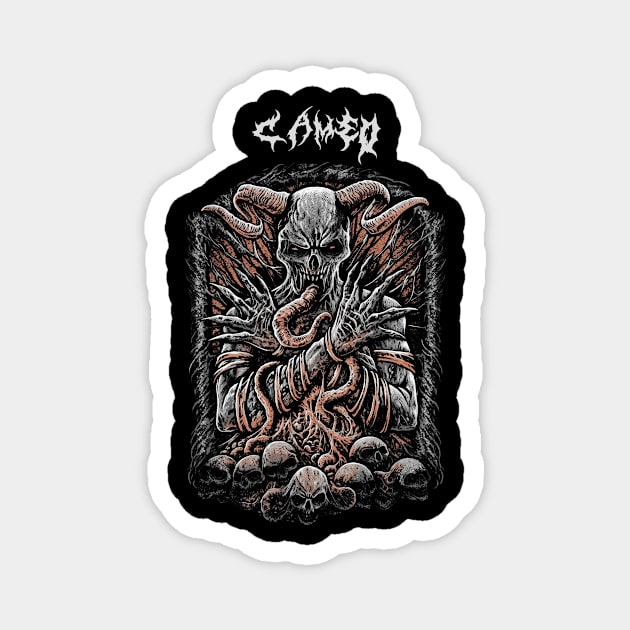 Rock Monster Cameo Magnet by Pantat Kering