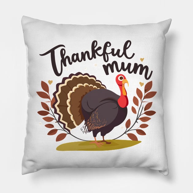 Thankful Mum Pillow by Graceful Designs