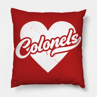 Vintage Colonels School Spirit // High School Football Mascot // Go Colonels Pillow