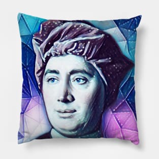 David Hume Snowy Portrait | David Hume Artwork 12 Pillow