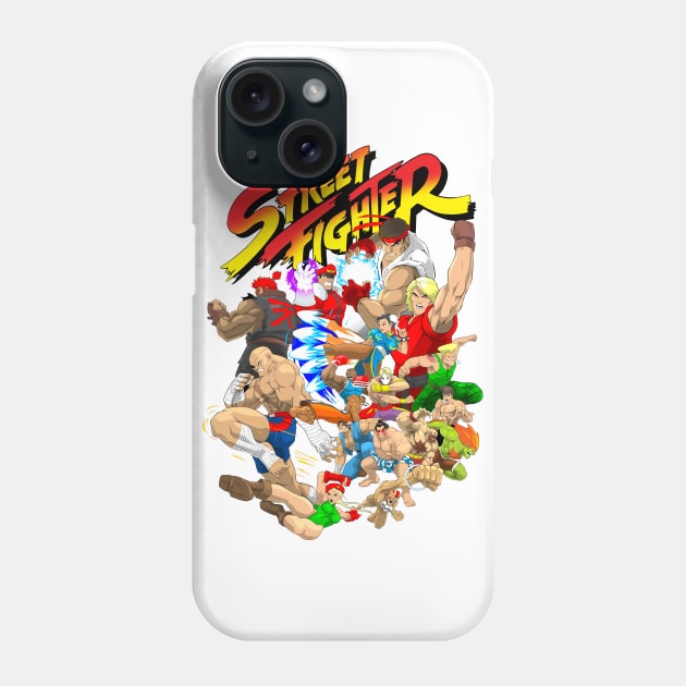 Super Street Fighter: World Warriors Phone Case by CoolDojoBro