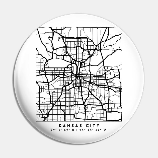 KANSAS CITY MISSOURI BLACK CITY STREET MAP ART Pin by deificusArt