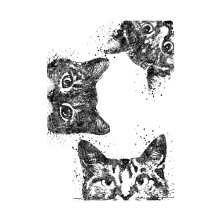 Peeking cat T-Shirt