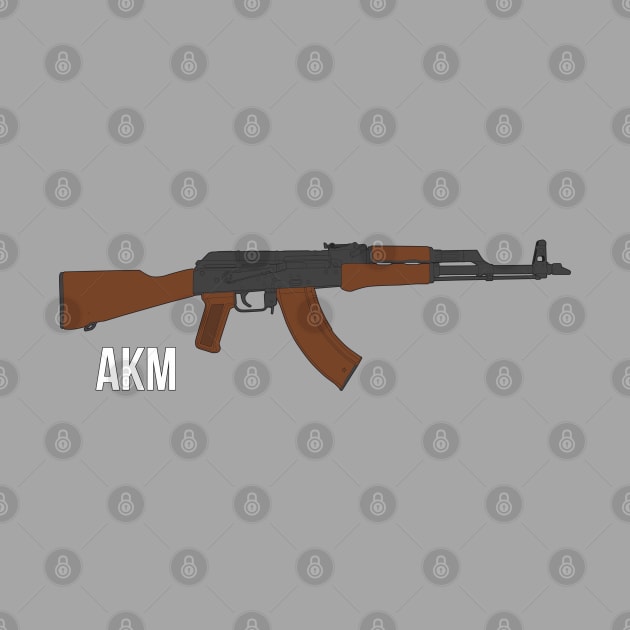 Kalashnikov Assault rifle Modernized ( AKM ) color by FAawRay