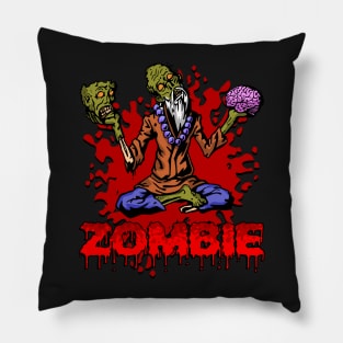 Zombie Zen Guru Pillow