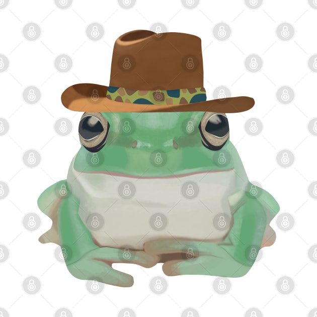 Cute Cowboy Frog by Suneldesigns