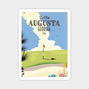 Augusta Georgia Golf Poster Magnet