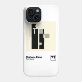 Rumours / Minimalist Style Graphic Poster Design Phone Case