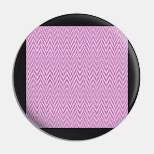 Pink Gray ZigZag Chevron Repeat Pattern Pin