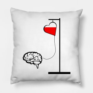 Brain and love Pillow