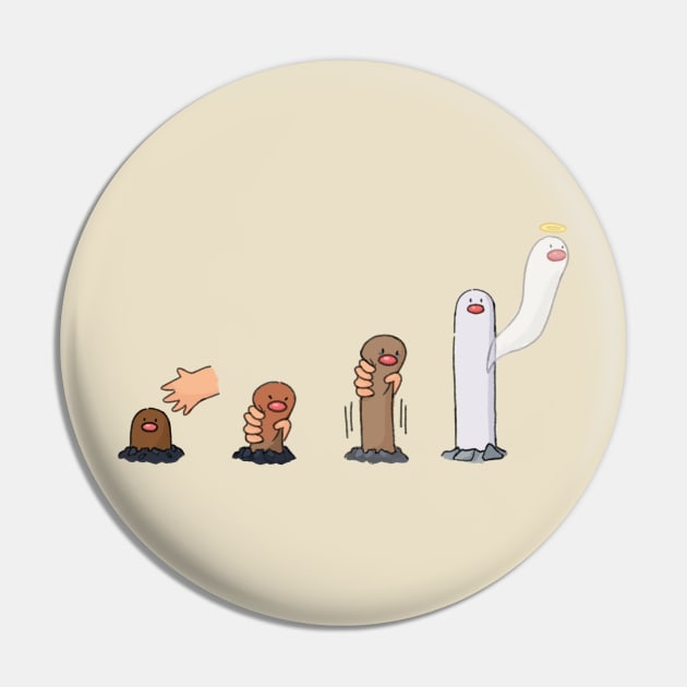 Diglett to wiglett Pin by ballooonfish