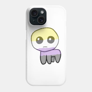 TBH Autism Creature Nonbinary Pride Flag Phone Case