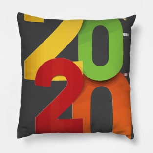 Happy New Year 2020 Pillow