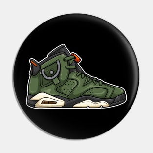 AJ 6 Retro Scot Sneaker Pin