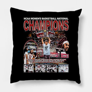 South Carolina Women's Basketball 2024 National Champions Pillow