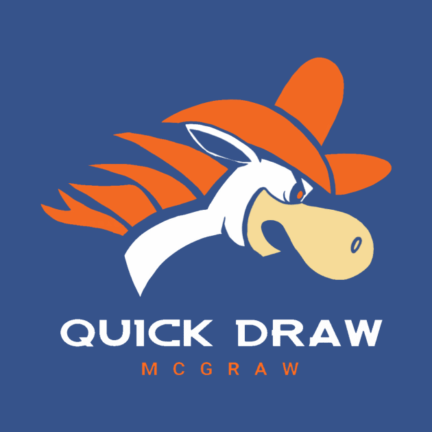 Broncos vs Quick Draw McGraw by AndrewKennethArt