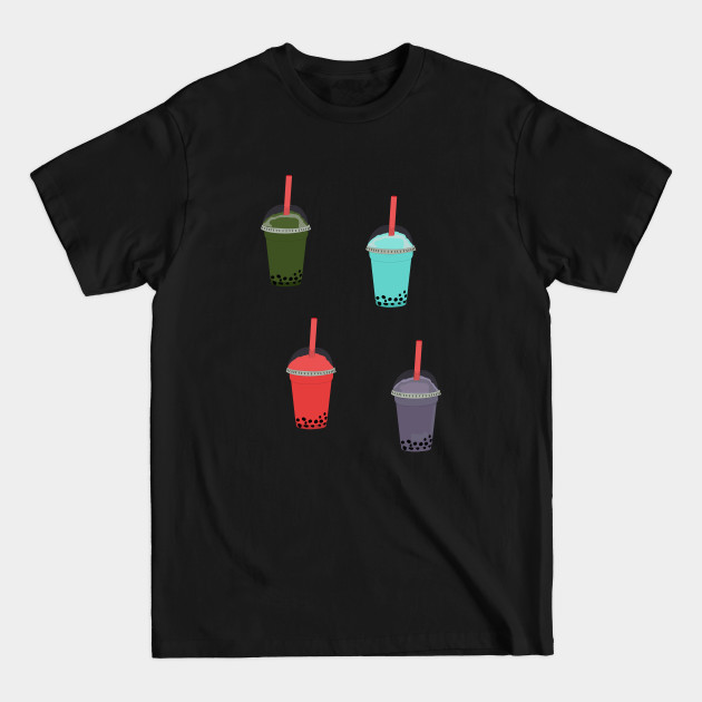 Disover Tea Boba and Taro and Milk Tea - Cold Drink - T-Shirt