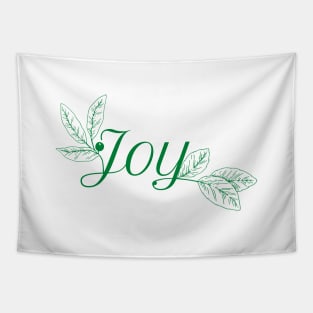 Joy - Happy Holidays! Tapestry