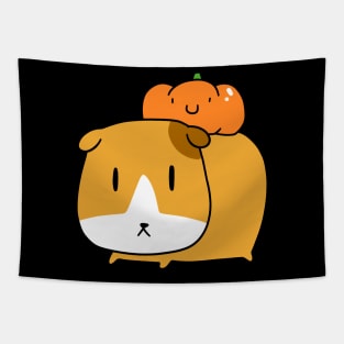 Pumpkin Guinea Pig Tapestry