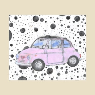 Fiat 500 - pink T-Shirt