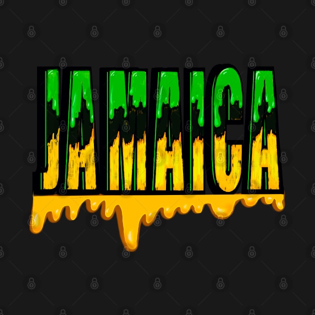 Jamaican Flag colors Jamaicans Jamaica by Artonmytee