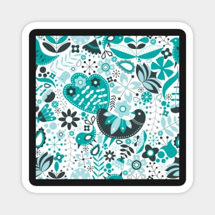 Scandinavian Maximalist Folk Design Magnet