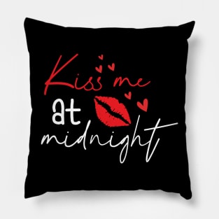 Kiss Me At Midnight Pillow