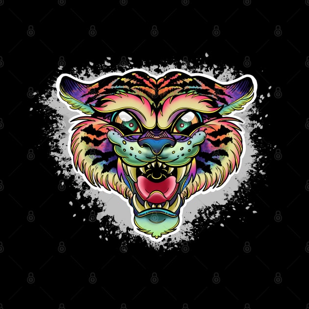 Technicolor Tiger by InkyMcStapleface