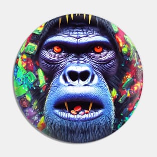 GORILLA RAVE MEDICINE Pin