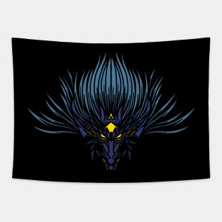 Blue Dragon Head Viper Tapestry