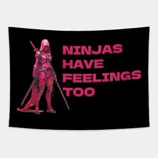 Pink ninja Tapestry