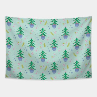 Christmas tree pattern Tapestry