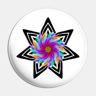 Star Flower Pin