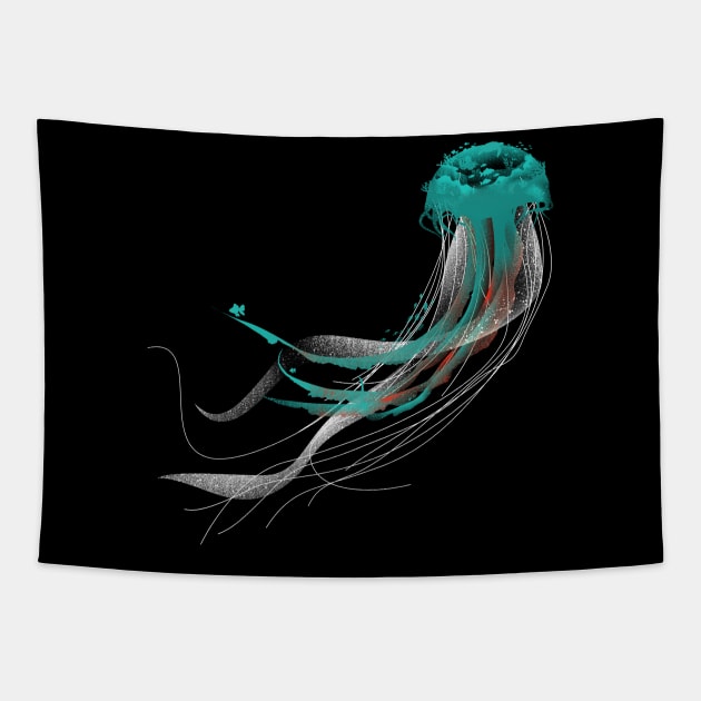 Jelly Ocean Tapestry by ramenboy