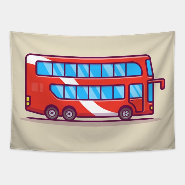 Double Decker Bus Tapestry by Catalyst Labs