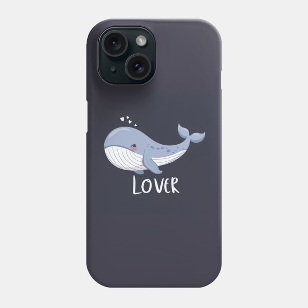 Beautiful Whale for whale lover Phone Case by Spaceboyishere