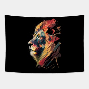 The Lion Face Tapestry