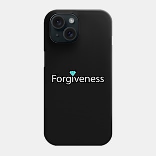 Forgiveness typographic artwork Phone Case